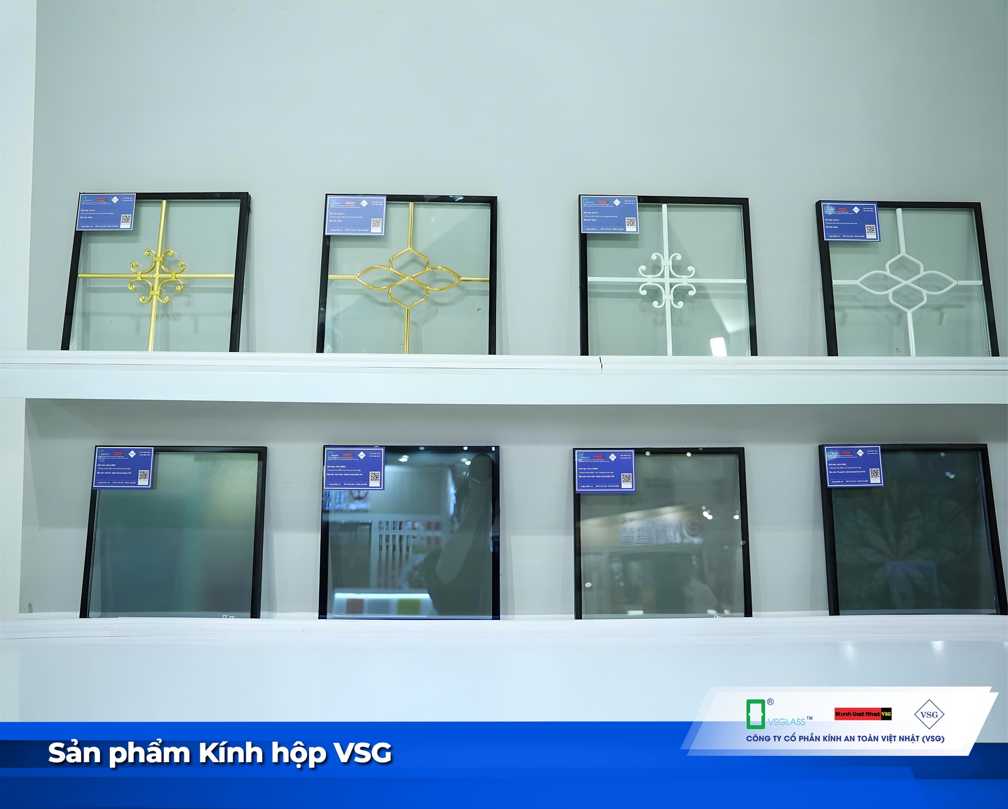 Kính Hộp Nan Trang Trí